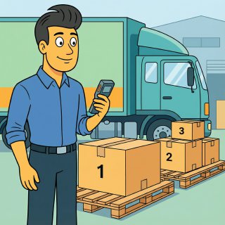 Программа для приёма товаров на складе по ТСД