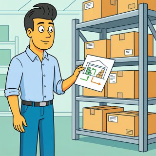 Оптимизация маршрута комплектовщика и складских операций